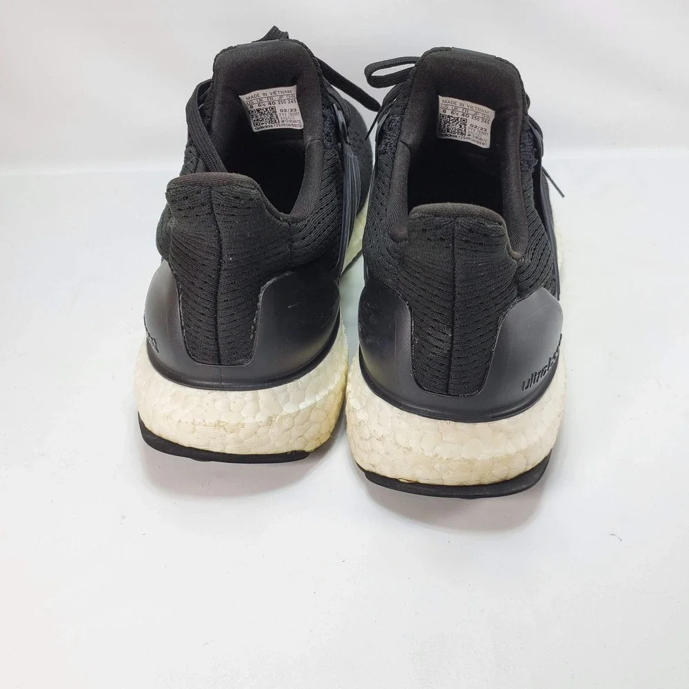 Adidas Ultraboost 1.0 Running Shoes Women 8 Black HQ4206 Primeknit Boost Sneaker